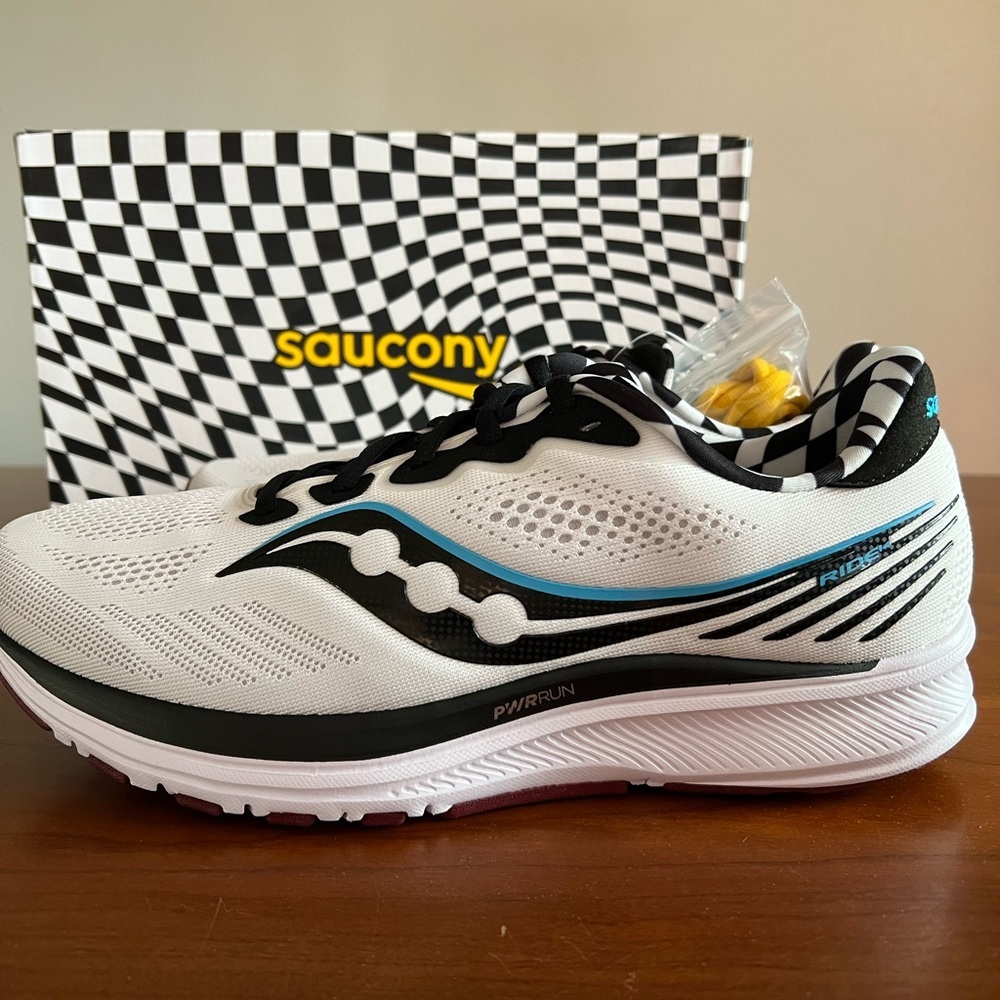 Saucony Ride 14 Running Shoes S20650-40 Reverie Noir Men’s Size 10 - Picture 4 of 7